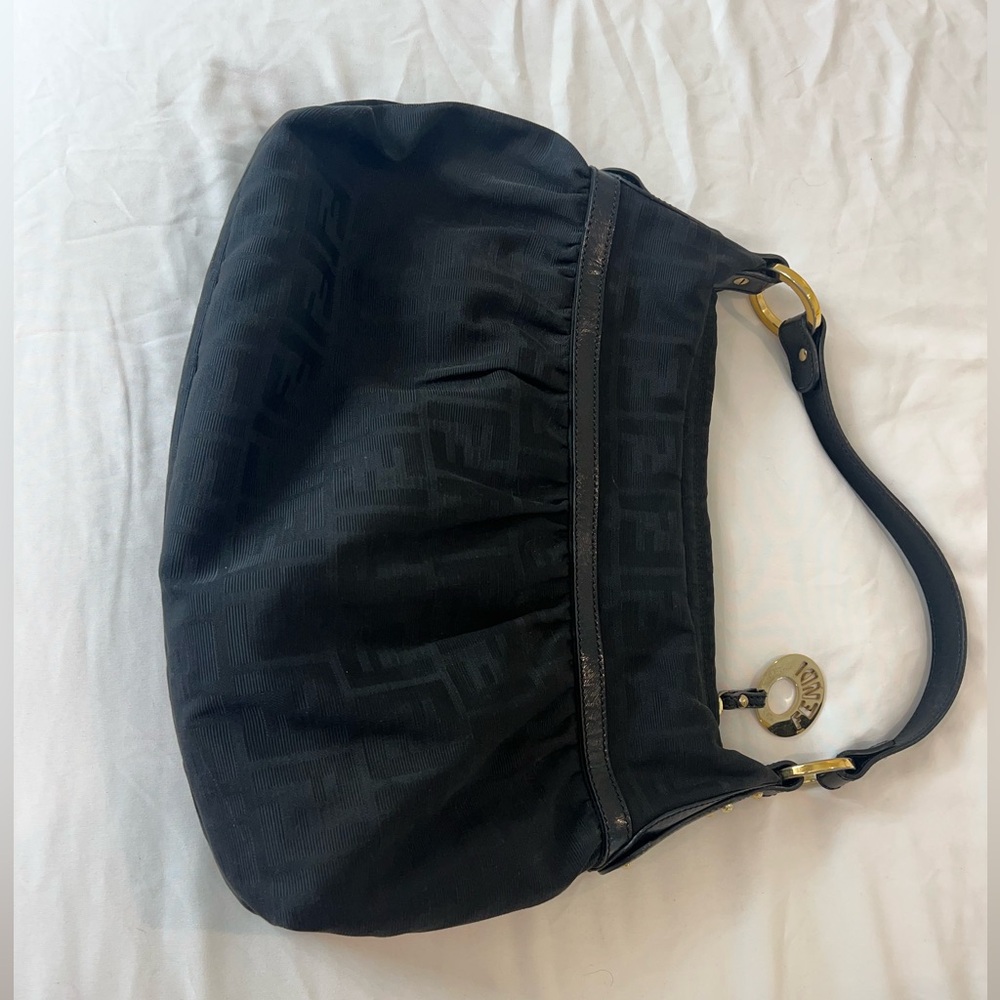 Vintage 2001 Fendi black shoulder bag